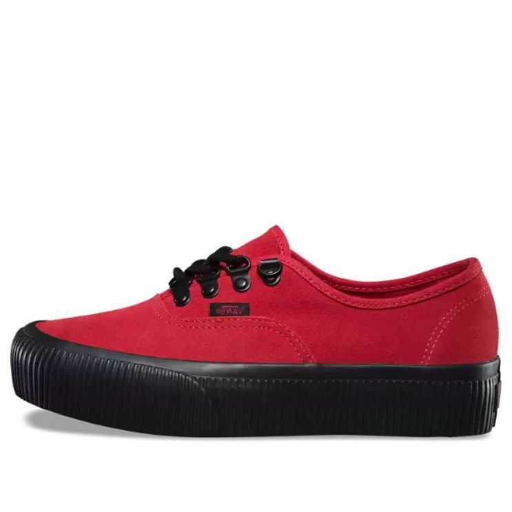 Vans Embossed Authentic Platform 2.0 Black/Red VN0A3AV8QTB