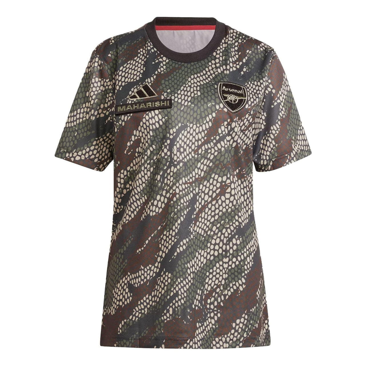 adidas X Maharishi Arsenal Jersey 'White Green Brown' IN4752