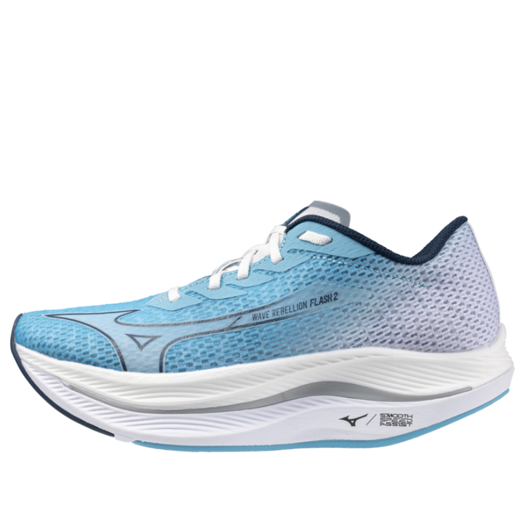 (WMNS) Mizuno WAVE REBELLION FLASH 2 'River Blue' J1GD243571