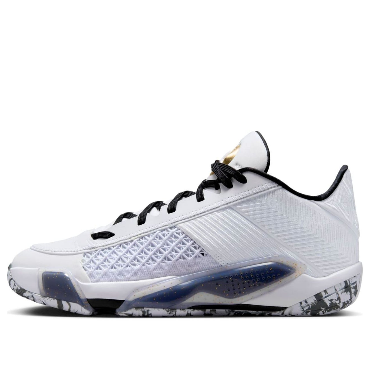 Air Jordan 38 Low PF 'White Metallic Gold Black' FD2325-107