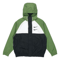 Nike Sportswear Swoosh Windproof Sports Woven Jacket Green DD1089-010