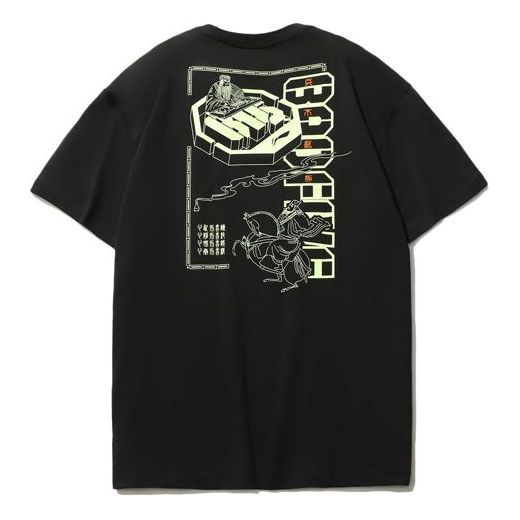 Li-Ning BadFive Culture Graphic T-shirt 'Black' AHSR121-5