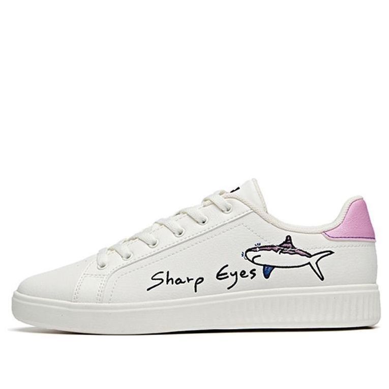 (WMNS) ANTA Low 'Ivory White Pink Purple' 122028066-4