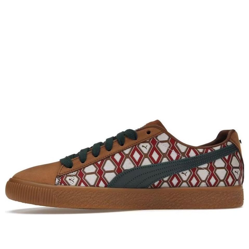 PUMA x Dapper Dan Clyde Vintage 'Pre-Game Runway - Brown' 388170-01