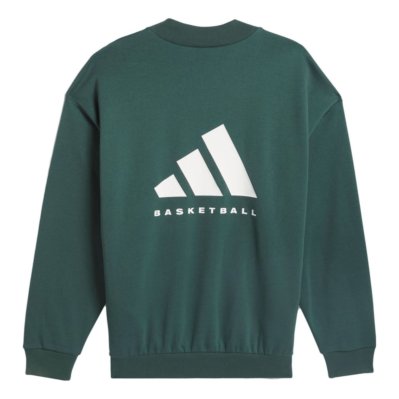 adidas Basketball Crew Sweatshirt 'Mineral Green' IM8421