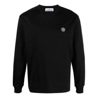 STONE ISLAND Long Sleeve Patch T-shirt 'Black' 101522713-A0029