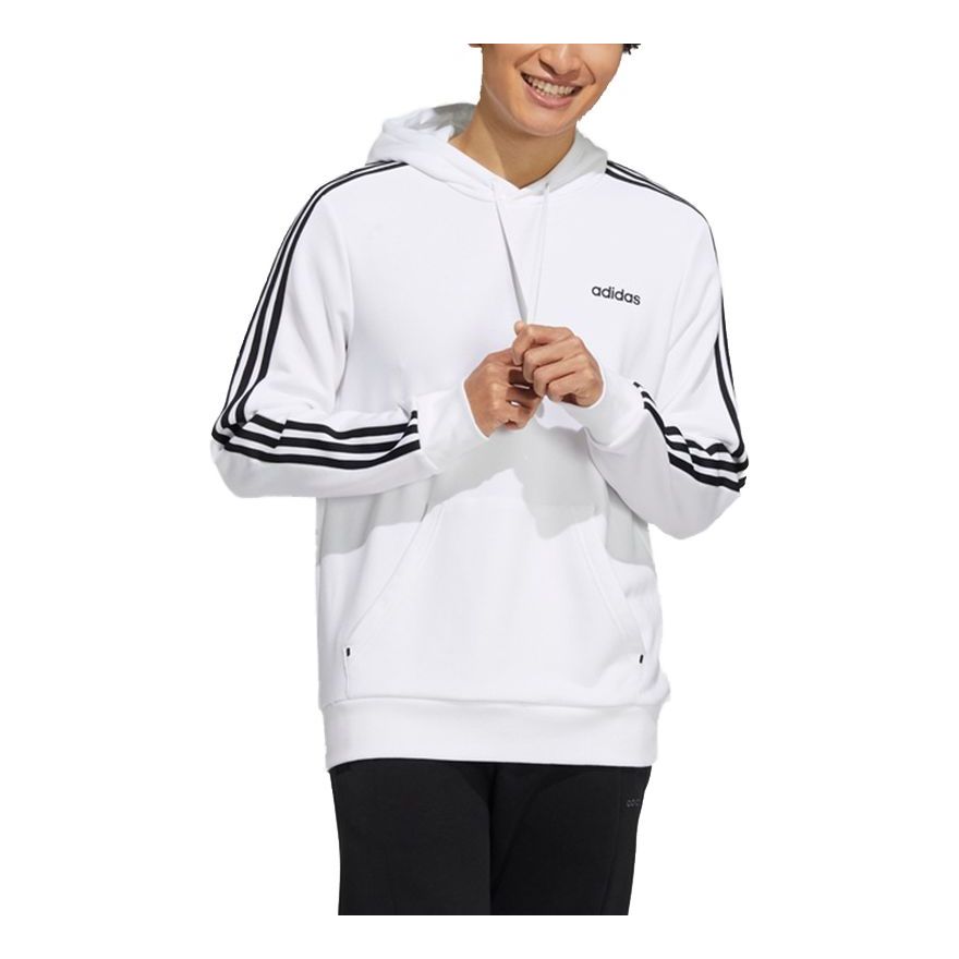 adidas neo Casual Sports hooded Side Stripe White H53023