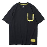 Li-Ning x Disney Crossover Short Sleeve Loose Tee 'Black Yellow' AHSP069-2