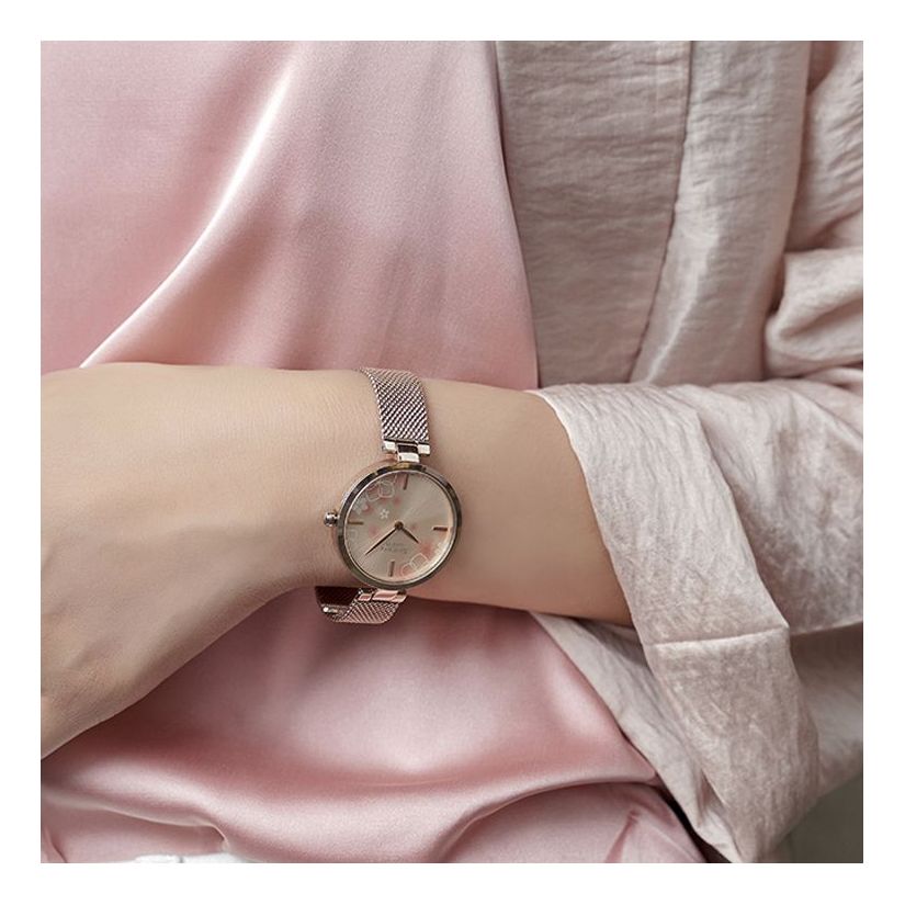 Casio Sheen Analog Sakura Watch 'Rose Gold Pink' SHE-C110CGL-4AUPFHD