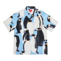 Supreme Penguins Rayon Shirt 'Blue White Black' SUP-FW20-087