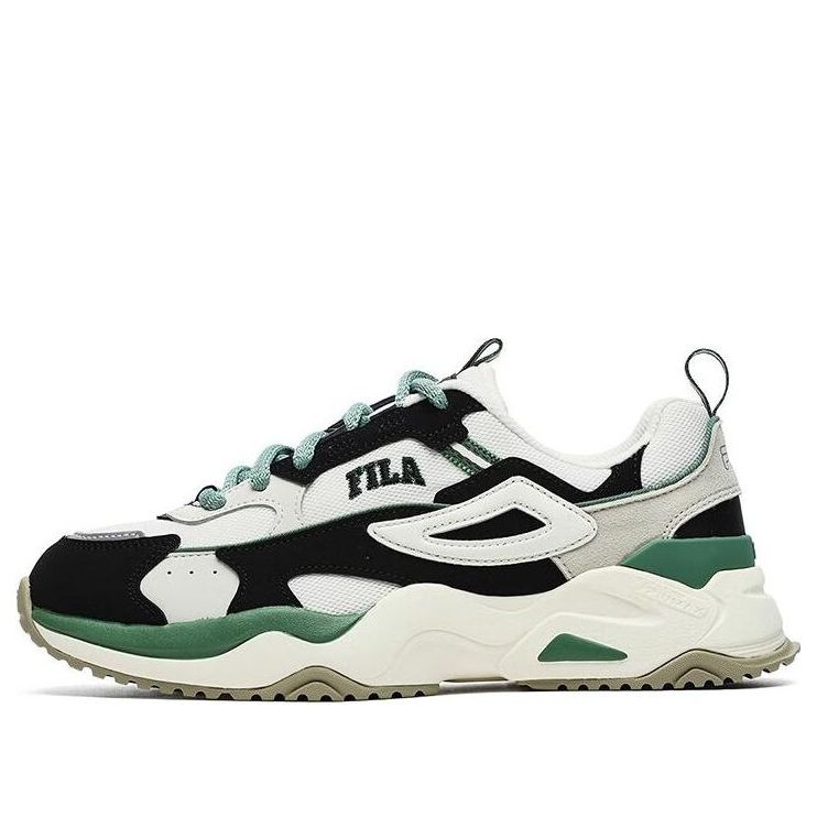 (WMNS) FILA Rayflide Athletic Shoes 'Black White Green' F12W242121FWB