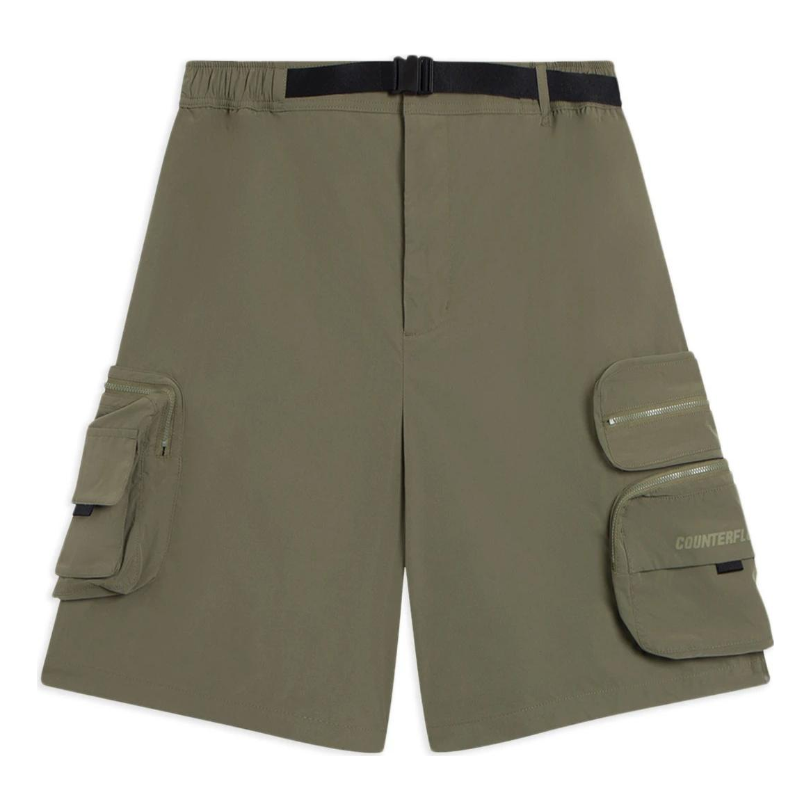 Li-Ning Counterflow Cargo Shorts 'Military Green' AKSSA35-3