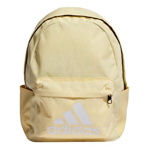 adidas Classic Large Capacity Logo Backpack Unisex Yellow HM9144