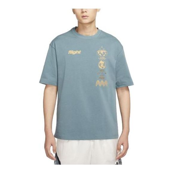 Air Jordan Heritage Short Sleeve Tee 'Blue' DV3076-384