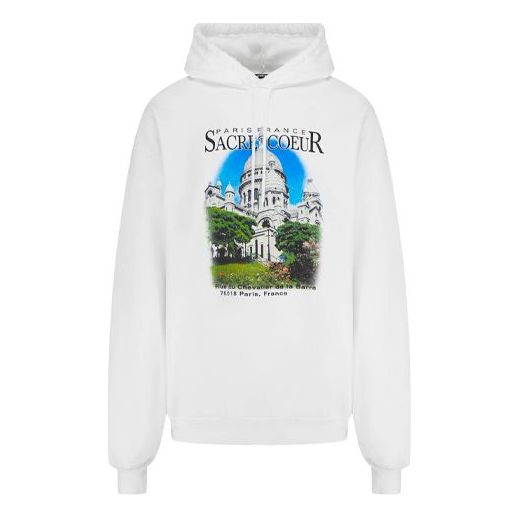 Men's Balenciaga landscape Pattern Loose White 641679TJVH99000