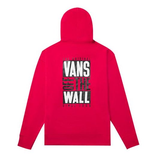 Vans Logo Alphabet Printing Couple Style Red VN0A4ML3IZQ