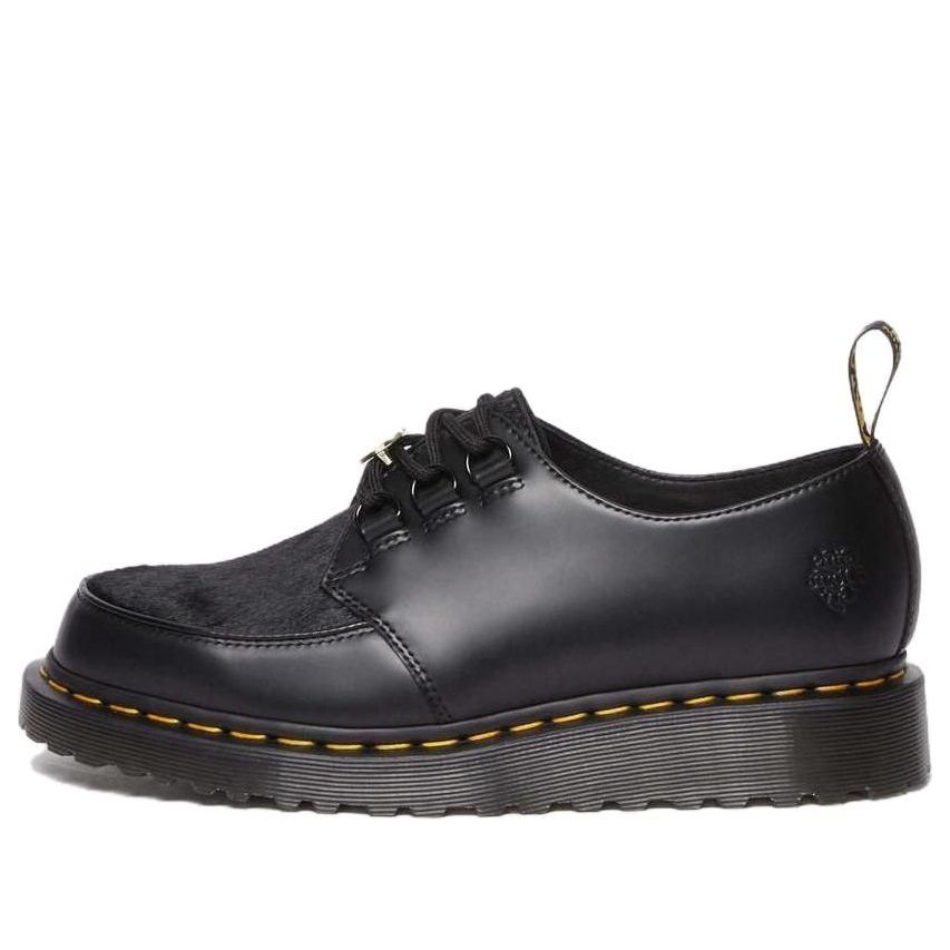Dr. Martens Ramsey Girls Don't Cry Hair-on Leather Creeper Shoes 'Black' 31789001