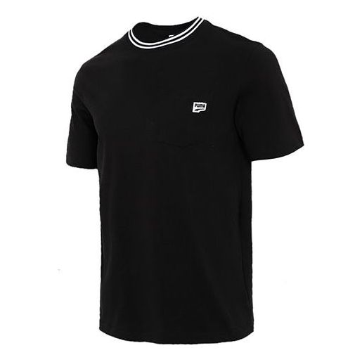 PUMA Downtown Pocket T-Shirt 'Black White' 531432-01