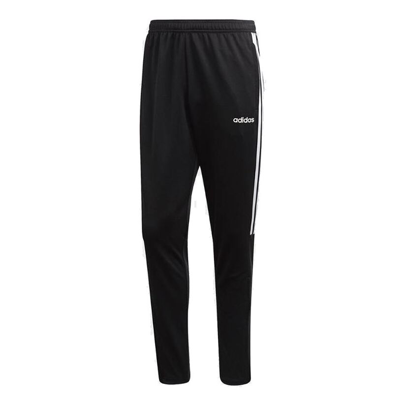 adidas Three-Striped Recreational Training Running Trousers Men's Black DY3133