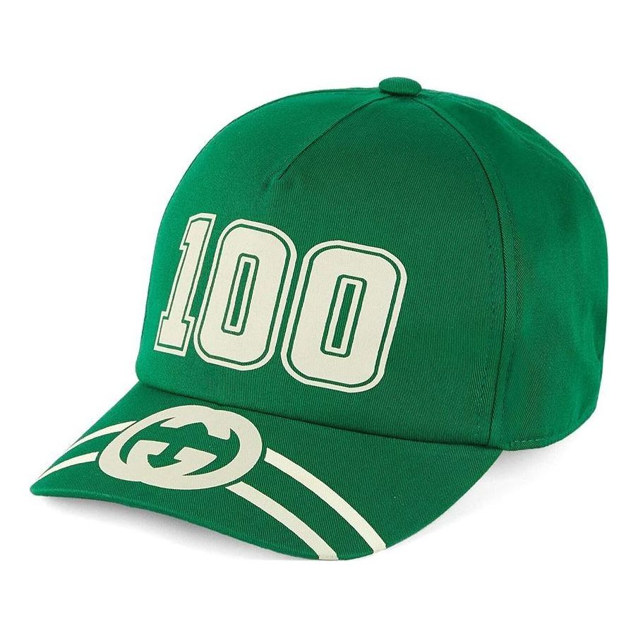 Gucci 100 Baseball Velcro Strap Cap 'Green' 6730814HAKR3666