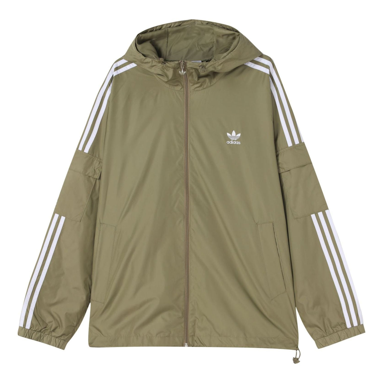 adidas originals 3-Stripes Wb hooded track Jacket Green H06684