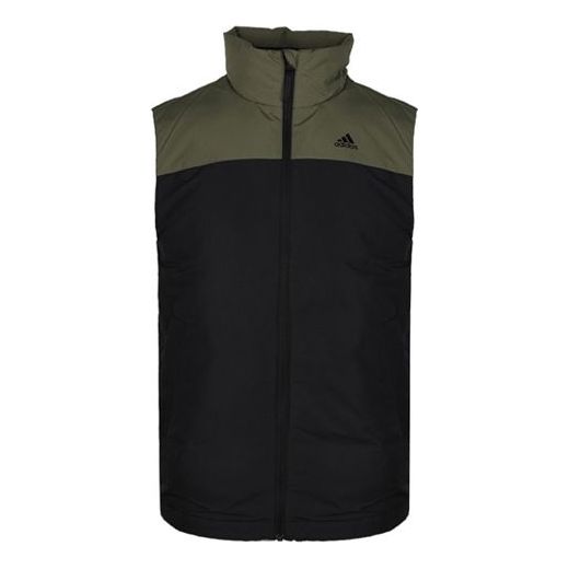 adidas Down Vest CB Outdoor protection against cold Stay Warm Stand Collar Black FS0035