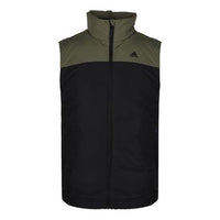 adidas Down Vest CB Outdoor protection against cold Stay Warm Stand Collar Black FS0035