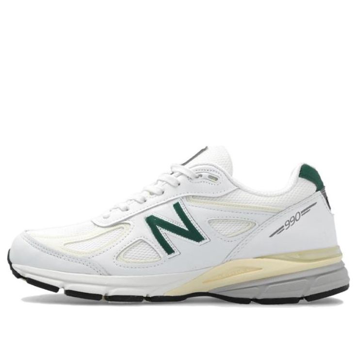 New Balance 990v4 Made in USA Teddy Santis 'White Green' U990TC4