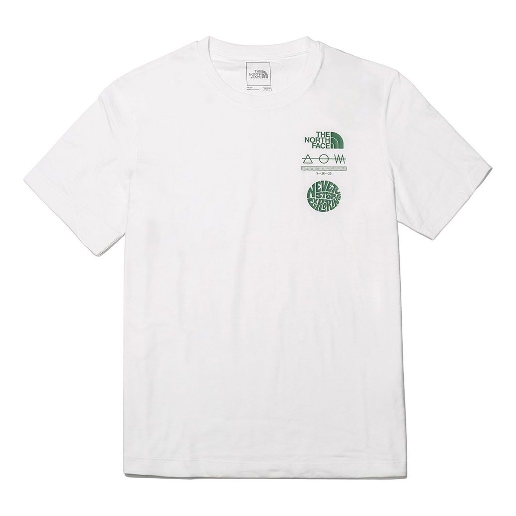 THE NORTH FACE Graphic Short Sleeve T-Shirt 'White' NF0A7WF4-FN4