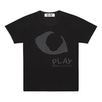 COMME des GARCONS PLAY Big Eye Logo Tee 'Black Black' AZ-T191-051-1