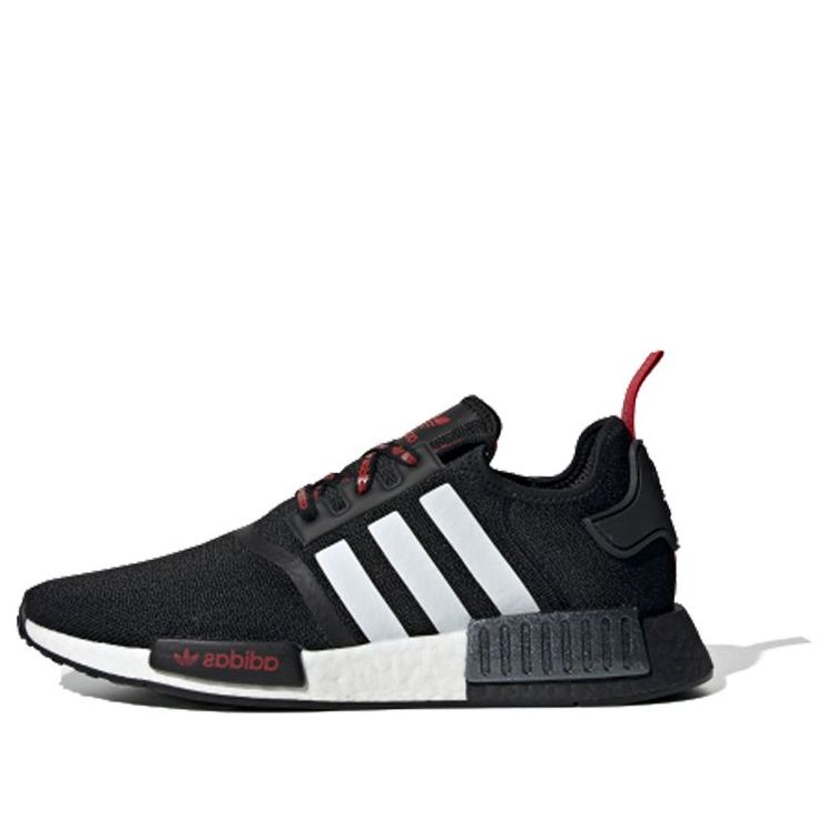 adidas NMD_R1 STLT Primeknit 'Core Black Red' FV2548