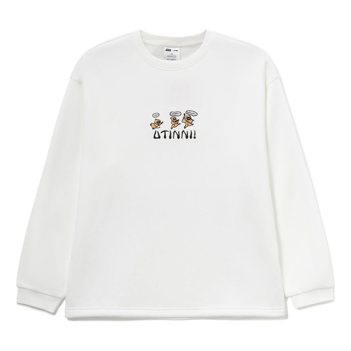 (WMNS) Li-Ning x Star Wars Graphic Sweatshirt 'White' AWDRG74-3