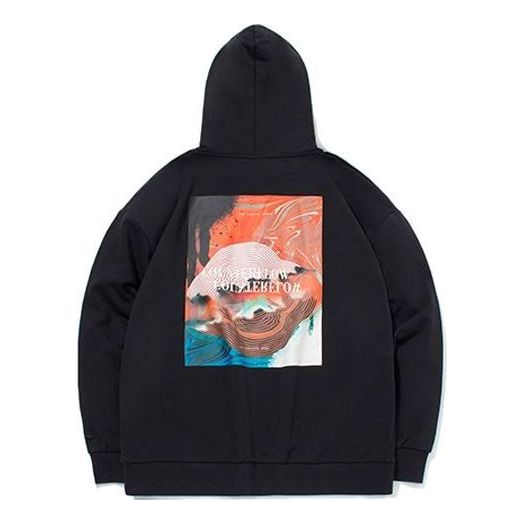 Li-Ning CF Series x Dunhuang Museum Crossover Pullover Hoodie 'Black' AWDQB67-1