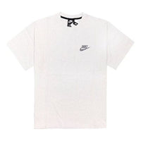 Nike Sportswear Loose Casual Sports Round Neck Short Sleeve White CU4510-904