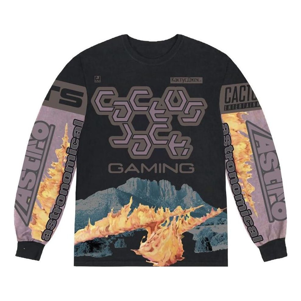 Travis Scott The Scotts Cj Gaming I L/S Jersey 'Black Multi' TC-403
