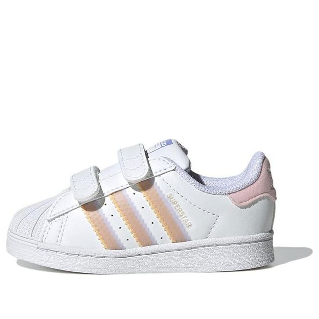 (TD) adidas originals Superstar CF 'White Yellow Pink' GY3364