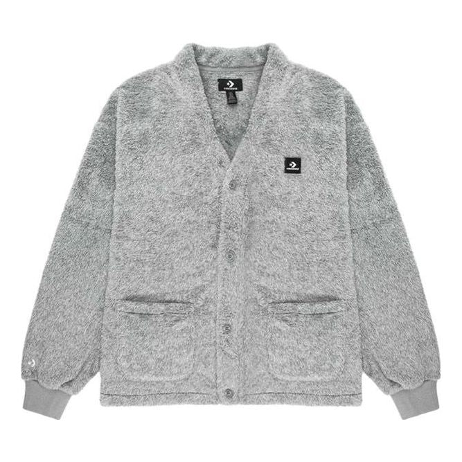 Converse Pile Fur Cardigan 'Grey' 10024057-A04