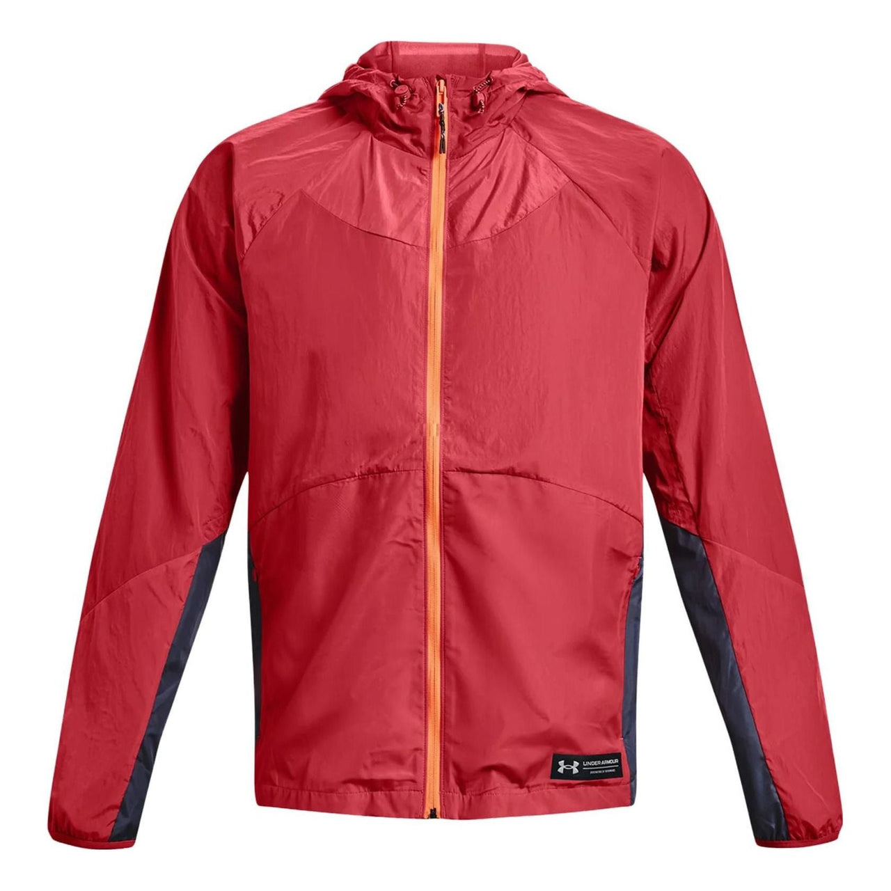 Under Armour Rush Woven Full Zip Jacket 'Coral Red' 1377181-638
