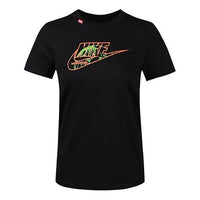 (WMNS) Nike Sportswear Round Neck Casual Short Sleeve Black CV9165-010