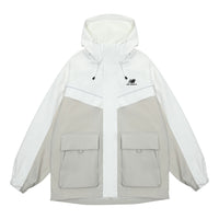 New Balance Windproof Jacket 'White Grey' 5AC39333-LBE
