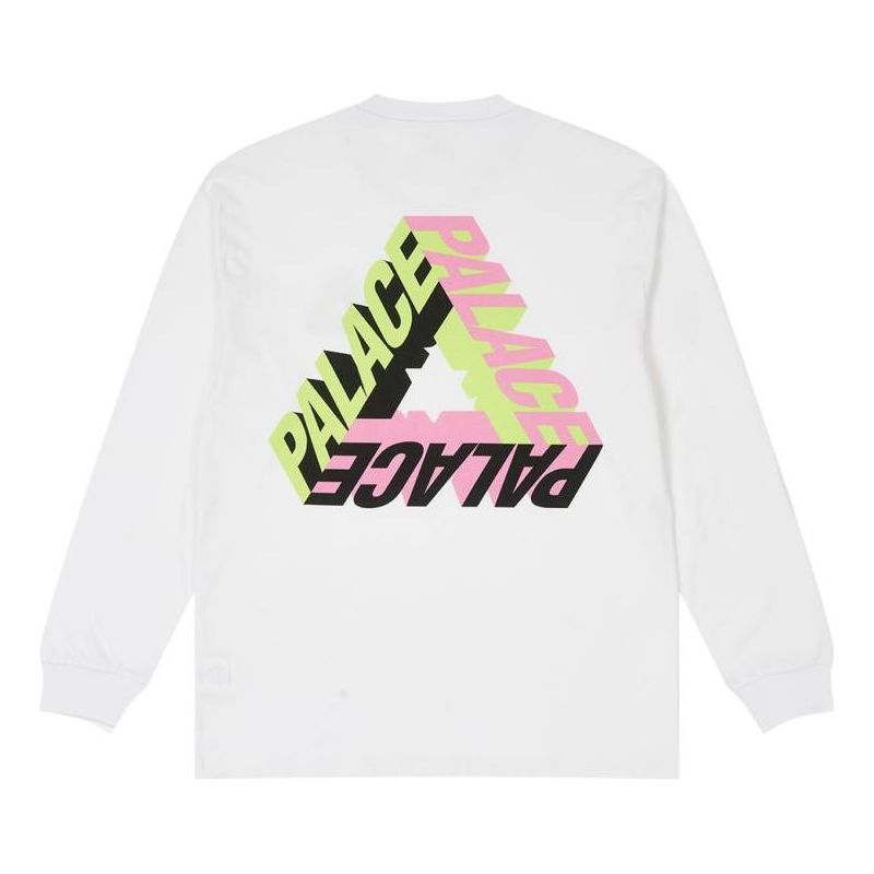 Palace P-3D Longsleeve 'White' P25LS017