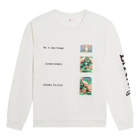 Li-Ning x Rooovie Graphic Long Sleeve T-shirt 'White' AHSSB19-1
