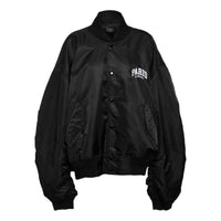 (WMNS) Balenciaga Paris Varsity Jacket 'Black' 768924TNO271000