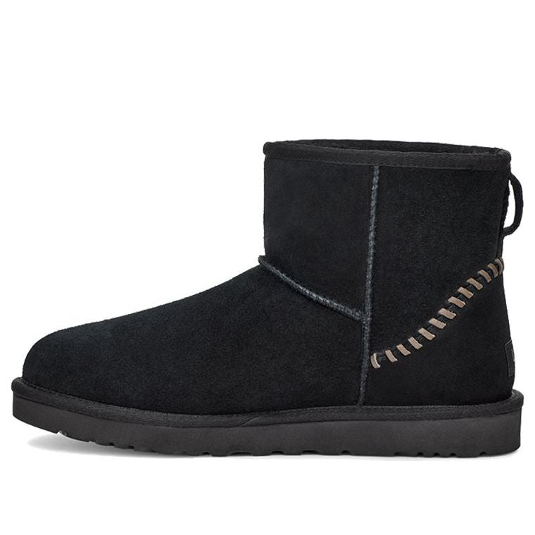 UGG Classic Mini Deco Suede Boot 'Black' 1115565-BLK