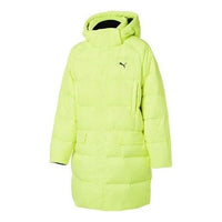 PUMA Long Cut Hoodie Coat 'Yellow' 928652-03