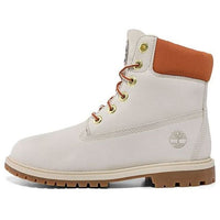 (WMNS) Timberland Heritage 6 Inch Waterproof Boots 'White Nubuck' A5RVCW
