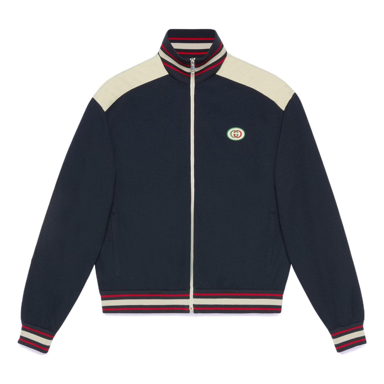 Gucci Cotton Jersey Zip Jacket 'Navy' 706412-XJE8S-4735