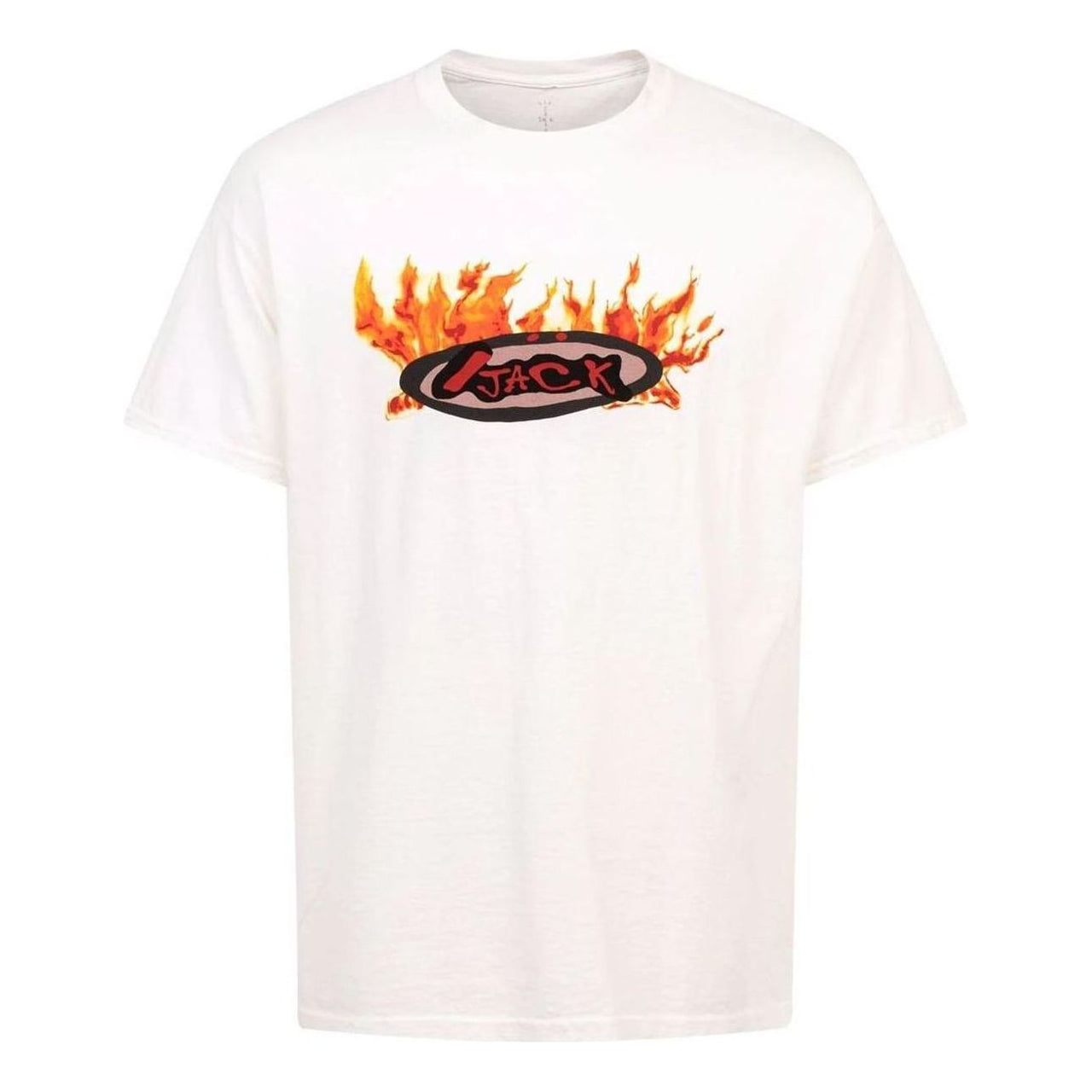 Travis Scott Cactus Jack Flame T-shirt 'Cream' CJFM-SS15