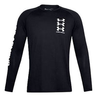 Under Armour Tech Triple Logo Long Sleeve Shirt 'Black' 1357239-001