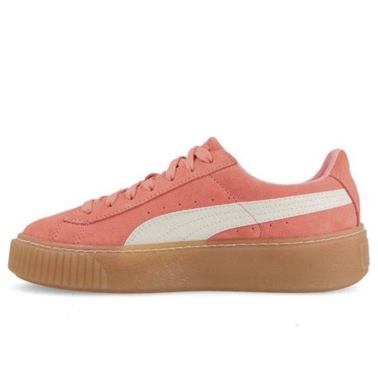 PUMA Suede Platform Pink/White 363906-04